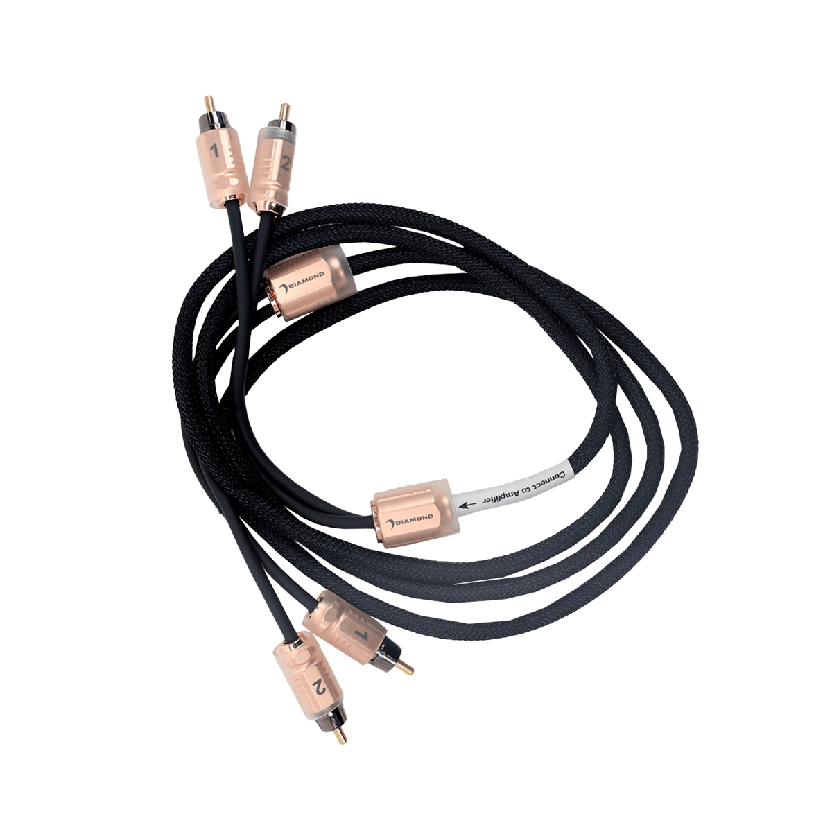 HX6 - 6Ft Two Channel RCA Cable - HX6 - Diamond Audio