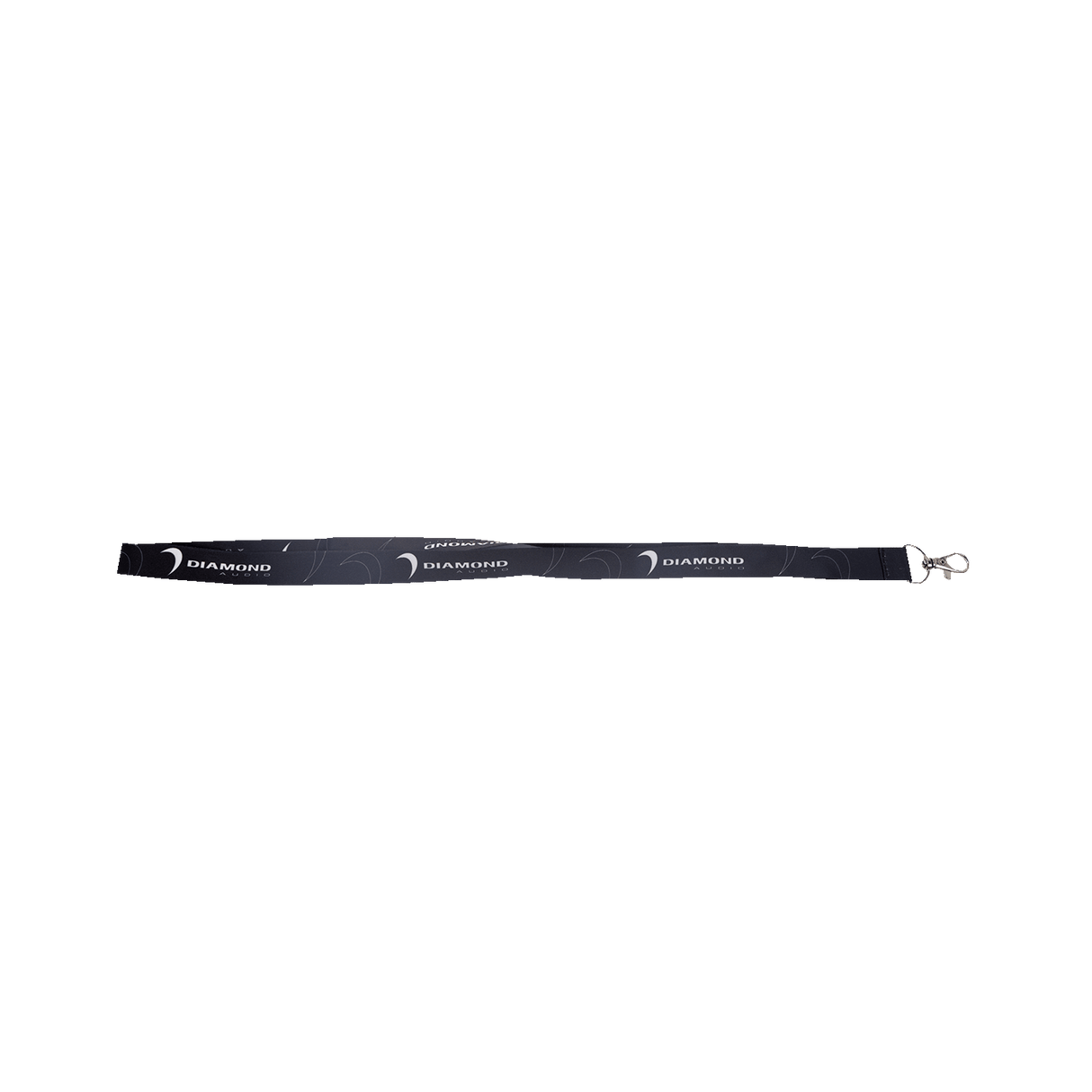 Sleek Black Diamond Audio Lanyard (Black) - DALANR - - Diamond Audio