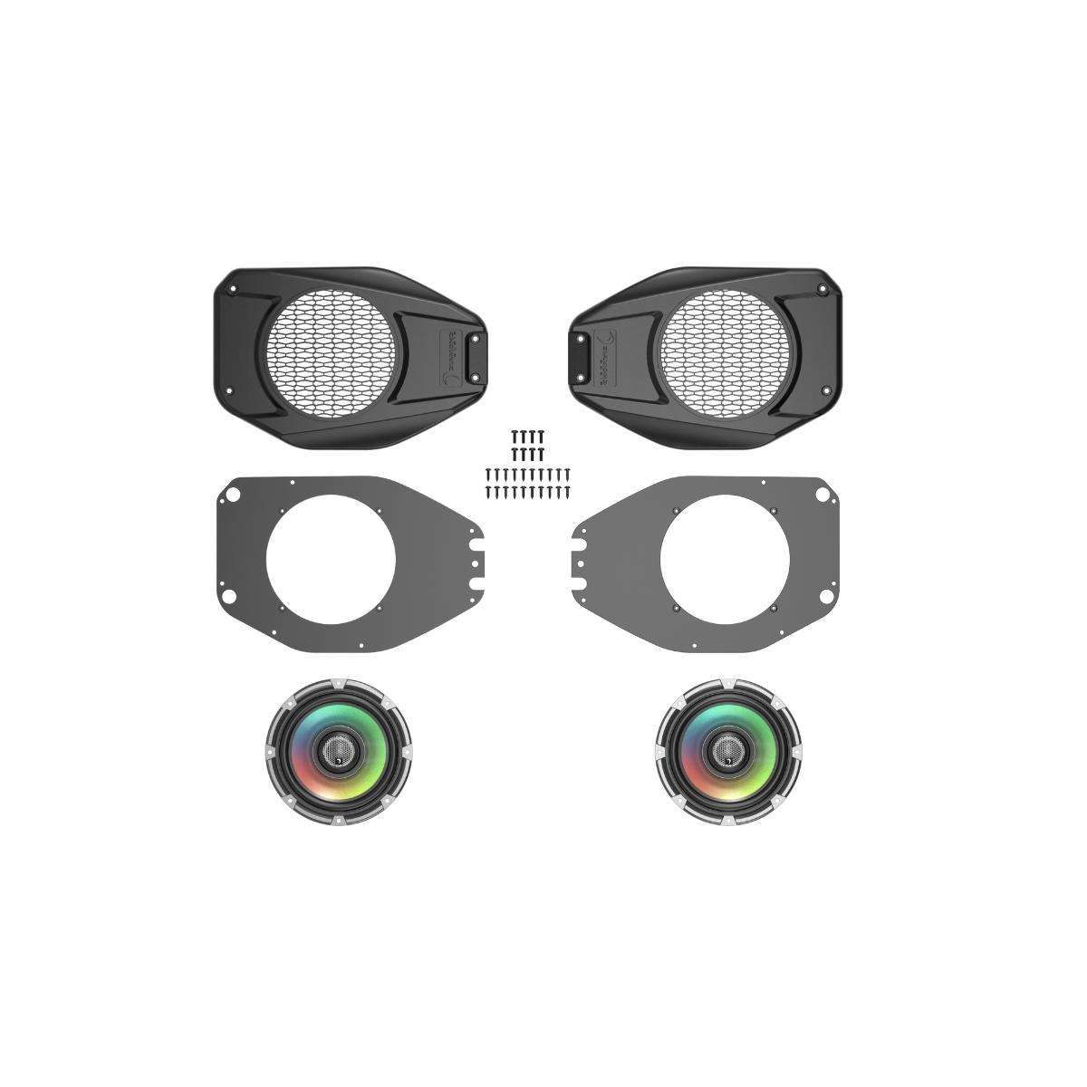 2018 - 2023 Jeep Wrangler(2DR/4DR)/Jeep Gladiator 6.5" Overhead Speaker Kit - VSPJP65OE - VSPJP65OE - Diamond Audio