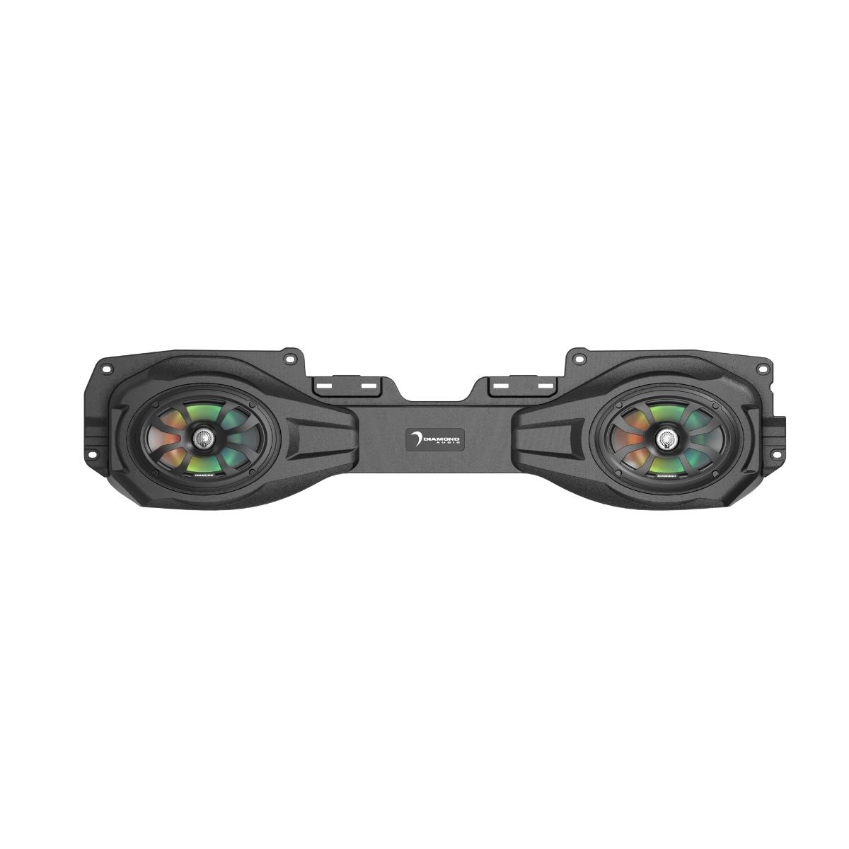 VSPJP69 - 6" X 9" Overhead Soundbar for 2018 - 2023 Jeep Wrangler / Jeep Gladiator 2DR - 4DR - VSPJP69 - Diamond Audio