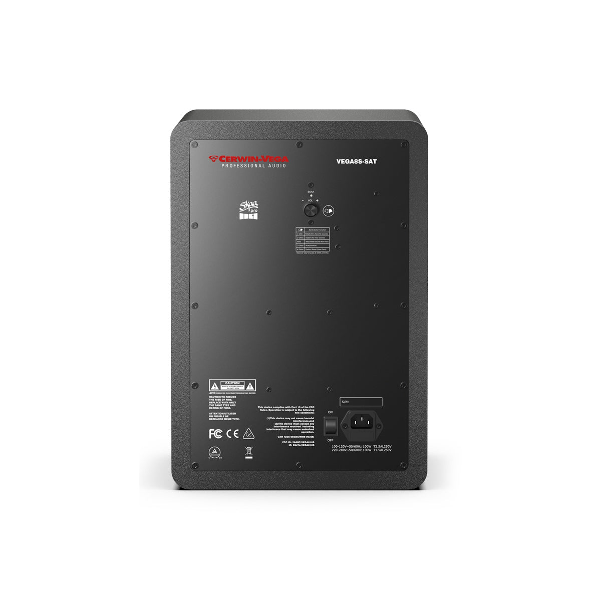 Cerwin Vega Studio Monitor VEGA8SB-SAT 8" 2-Way (SAT ONLY)