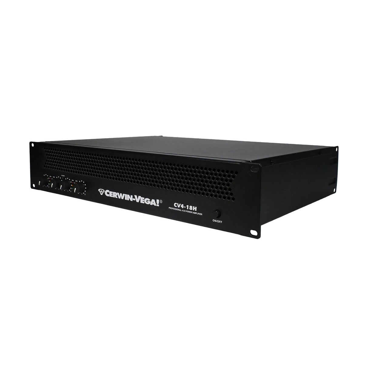 4-Channel Power Audio Amplifier, 1820W 120V-Bridging 8Ω - CV4-18H - Cerwin Vega