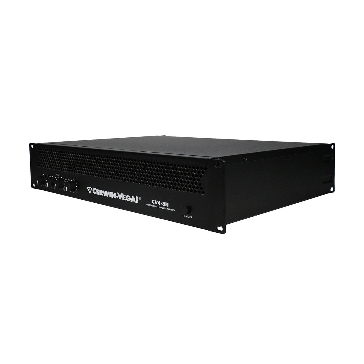 4-Channel Power Audio Amplifier, 1420W 120V-Bridging 8Ω - CV4-8H - Cerwin Vega