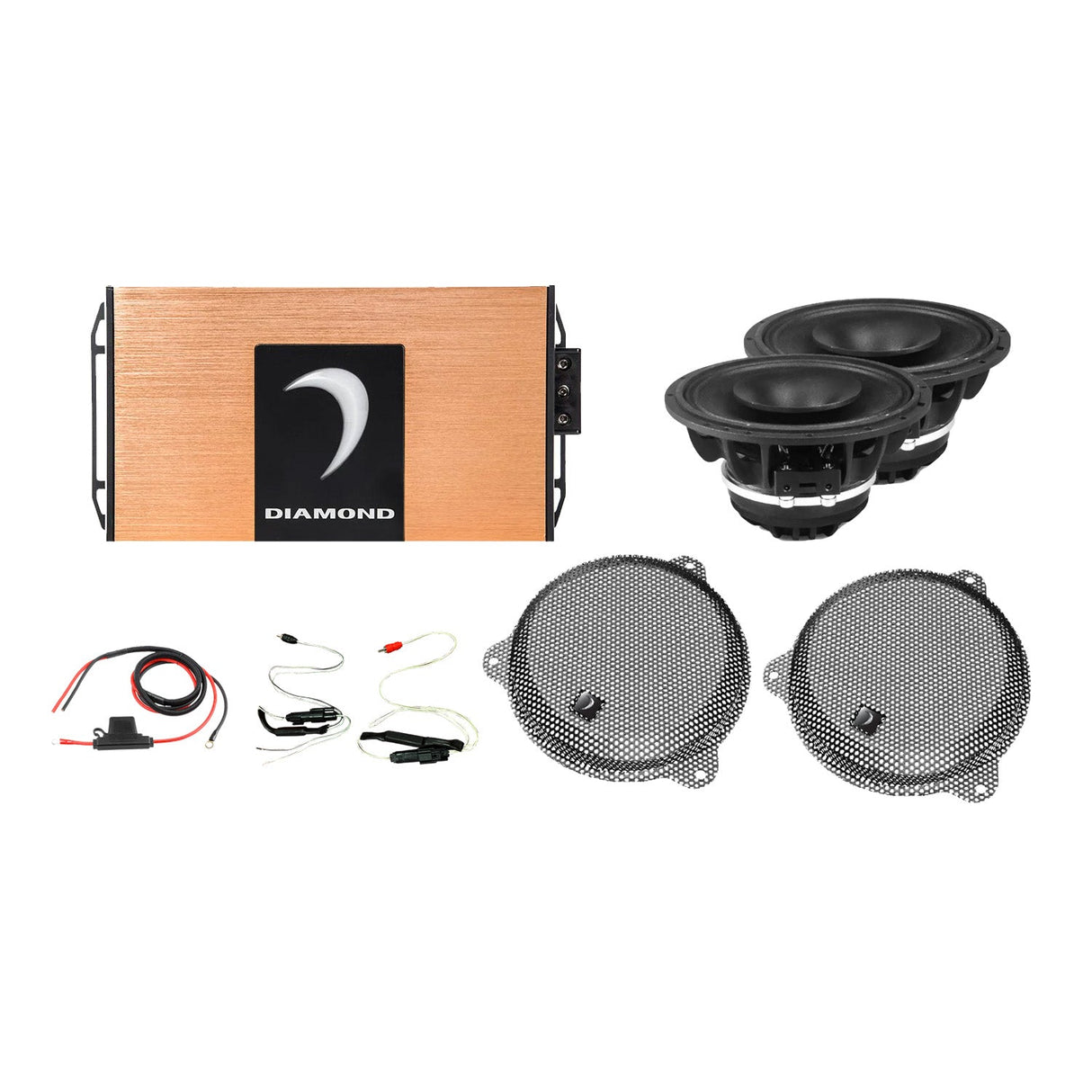 14 - 23 Harley Davidson® Street Glide 2 - Speaker System - DA1423SGSP2 - DA1423SGSP2 - Diamond Audio