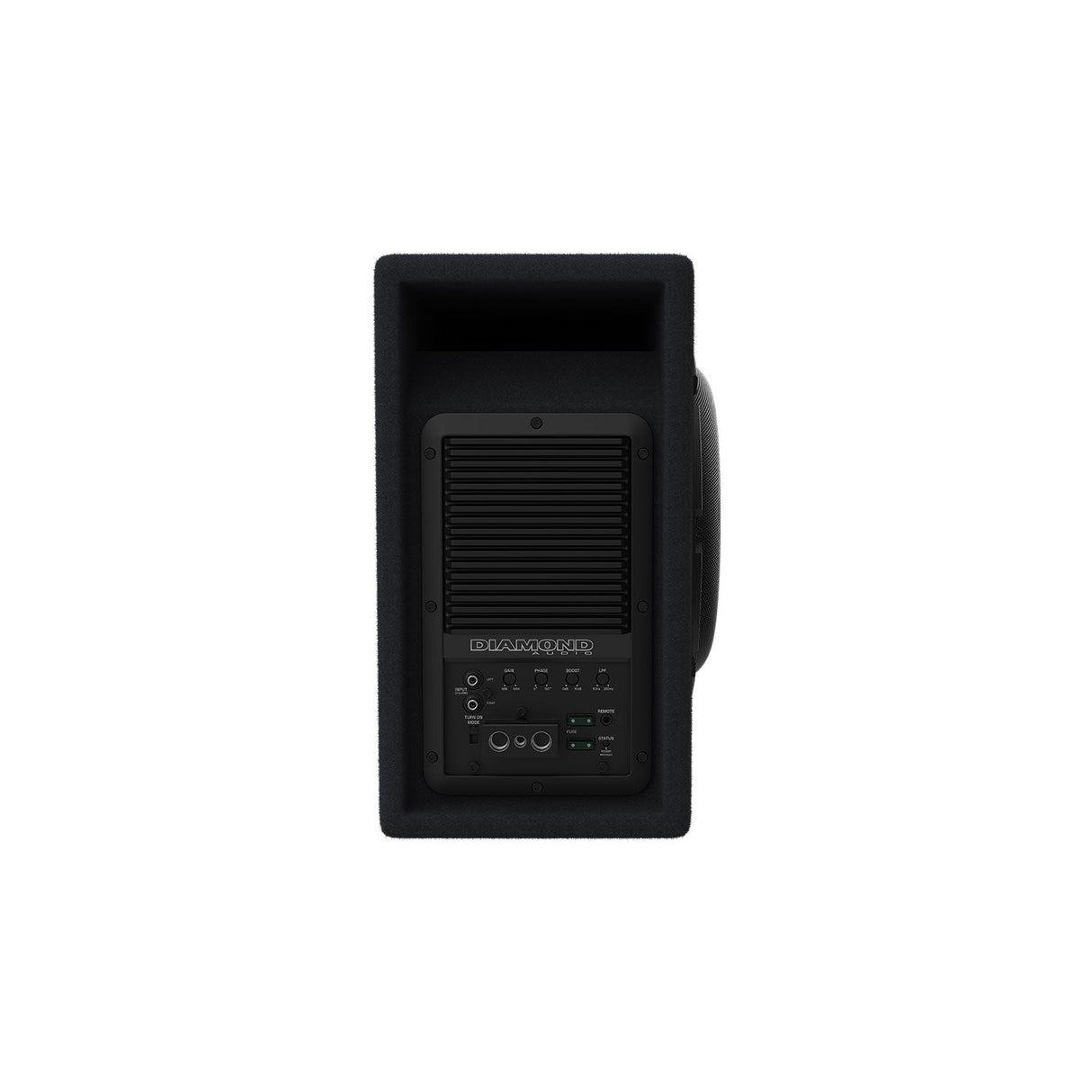 10" Slot Vented Active Subwoofer Enclosure (2Ω) - DESMB10A - DESMB10A - Diamond Audio