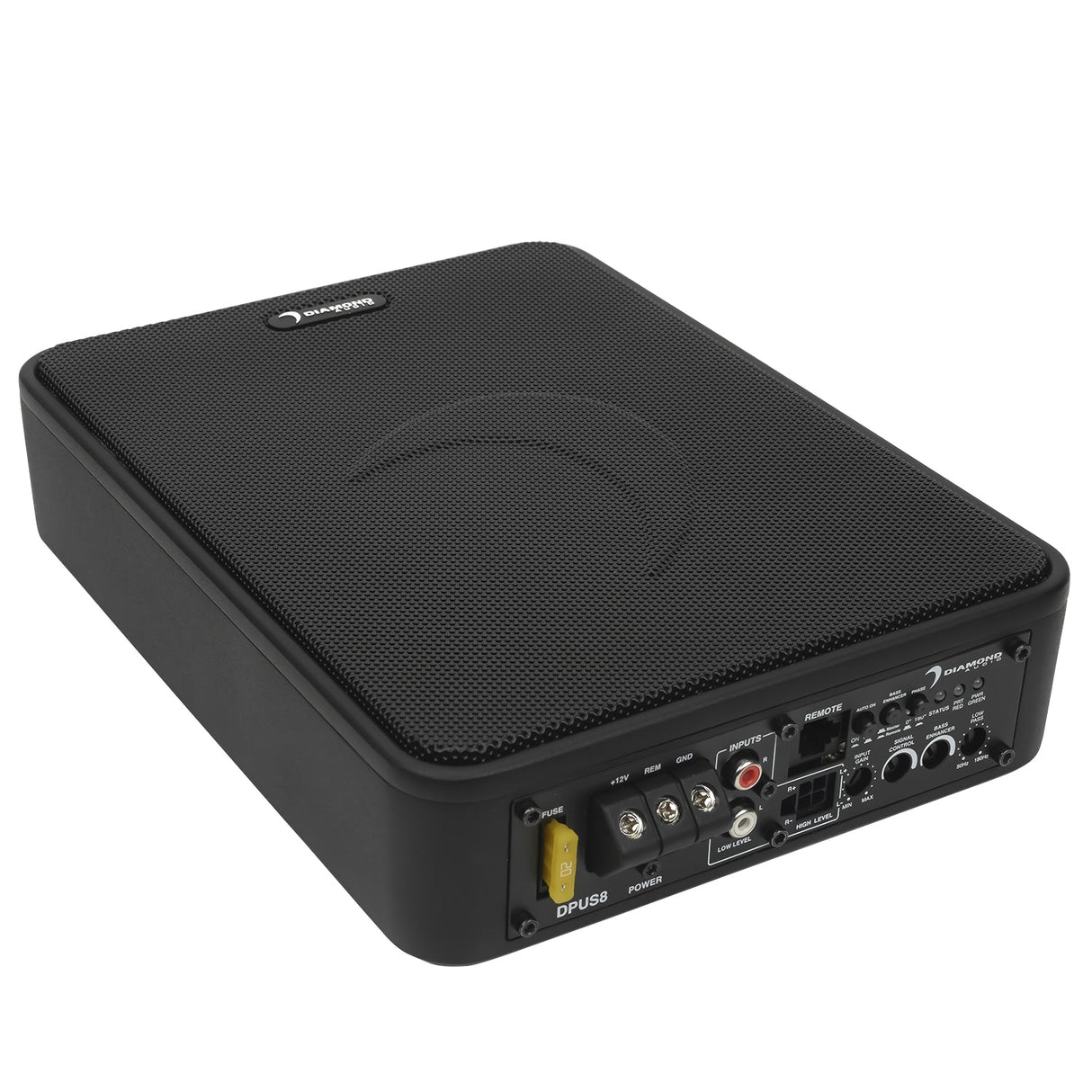 DMD Series 8" Active Slim Subwoofer w/Bass Enhancement - DPUS8 - DPUS8 - Diamond Audio
