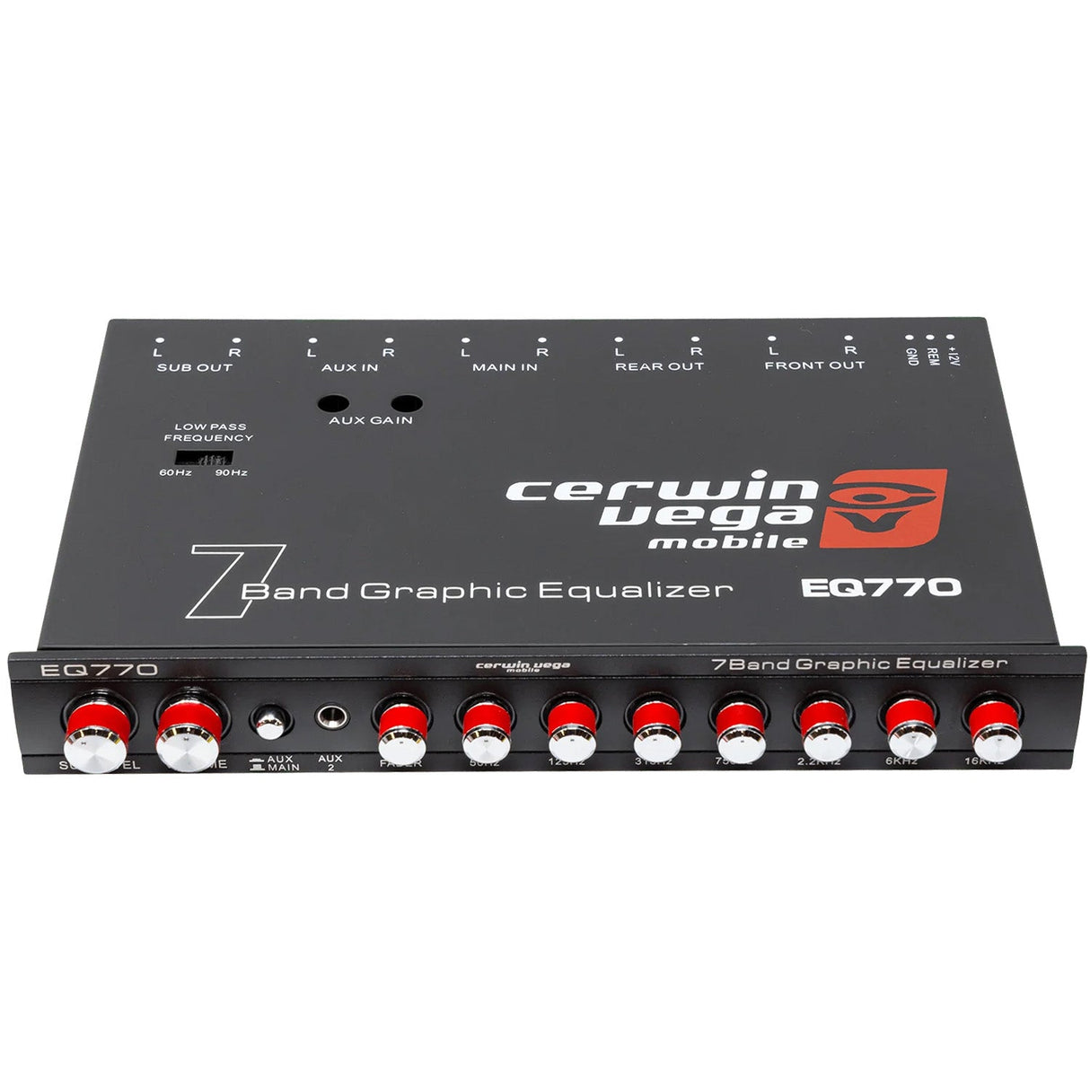 7 - Band Parametric EQ with AUX Input - EQ770 - Cerwin Vega