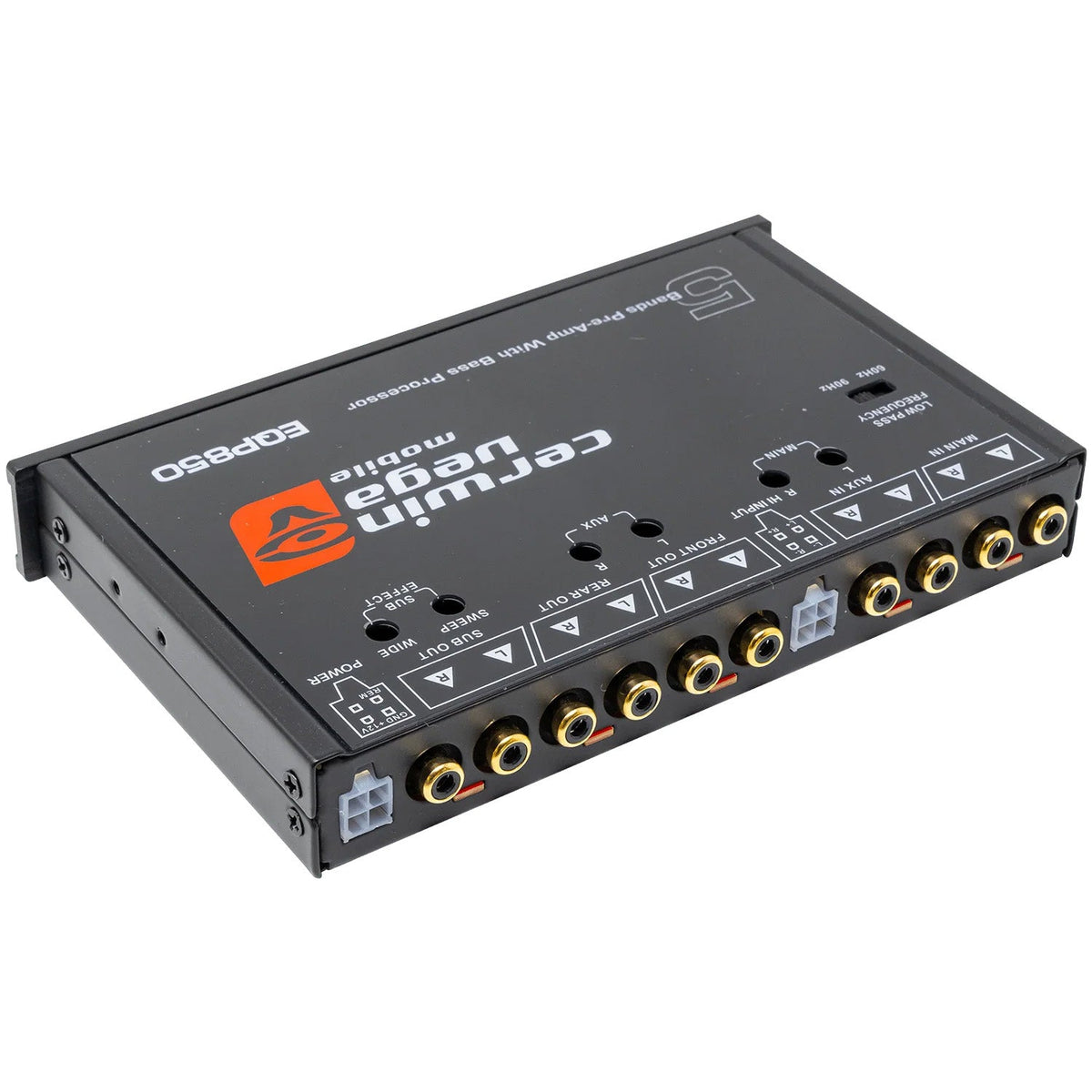 5 - Band Pre - Amp Equalizer with Bass Processor - EQP850 - Cerwin Vega