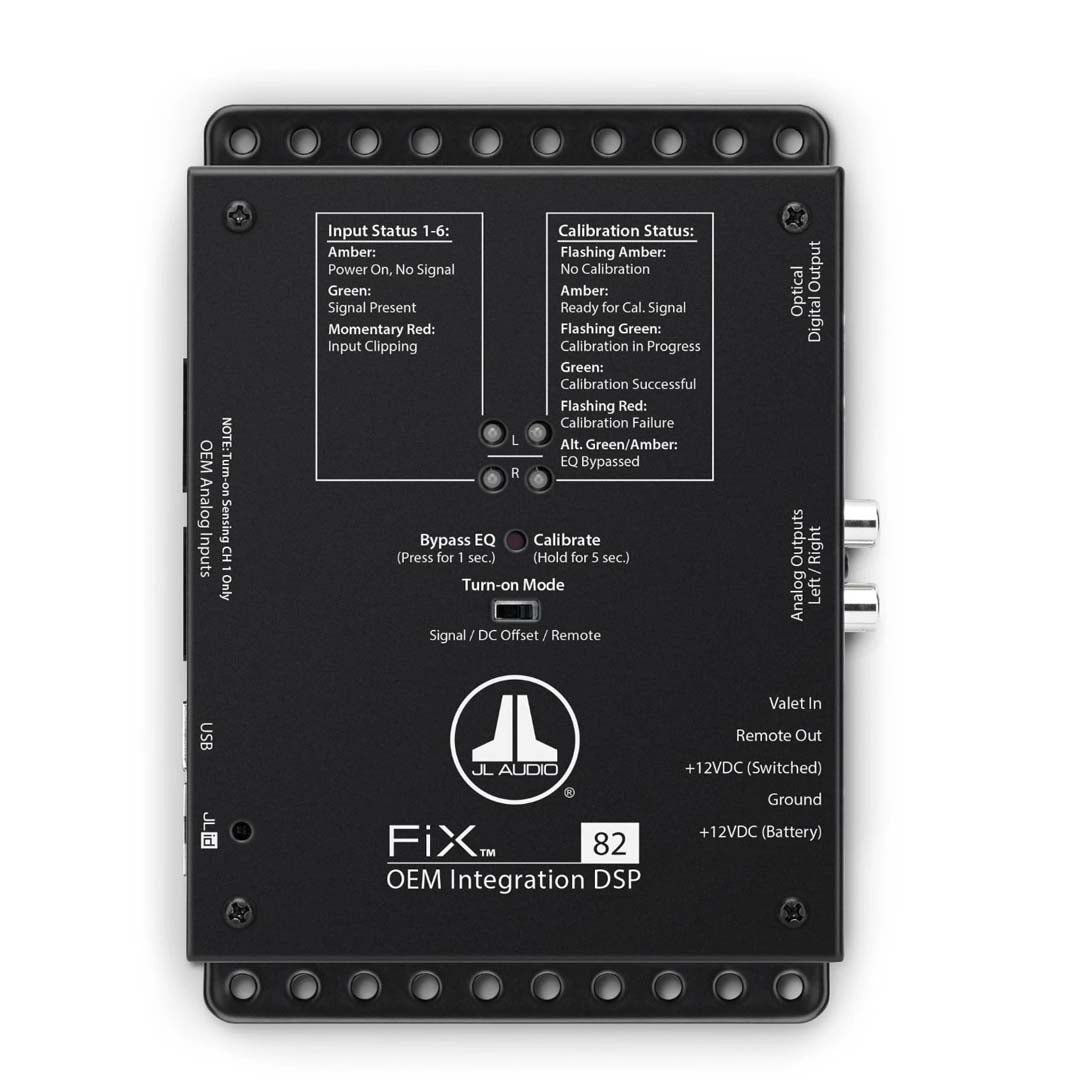 JL Audio FiX-82 JL Audio FiX-82, 2-Ch OEM Integration DSP Processor