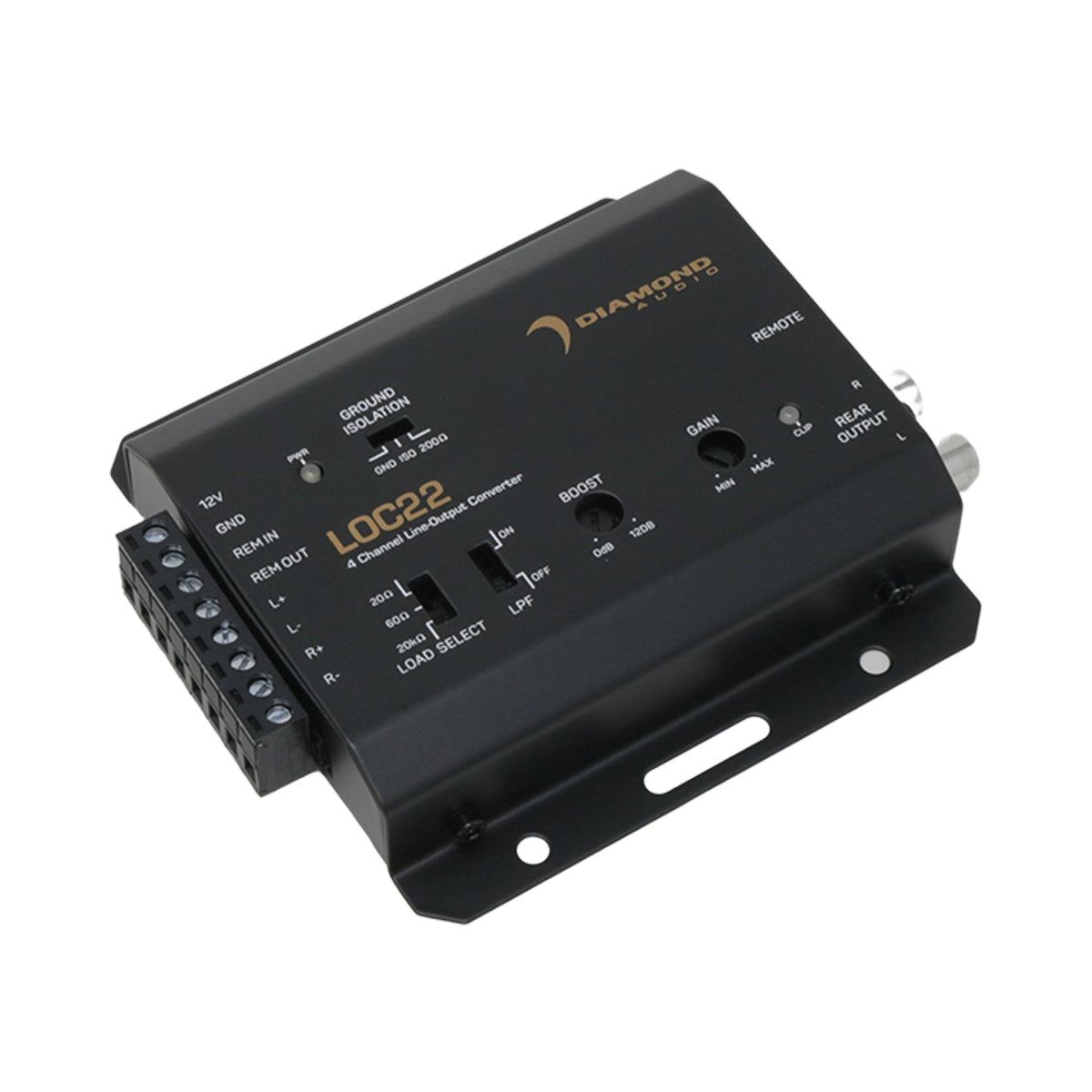 2 - Channel LOC Series Line - Output Converter (2 In/2 Out) - LOC22 - LOC22 - Diamond Audio
