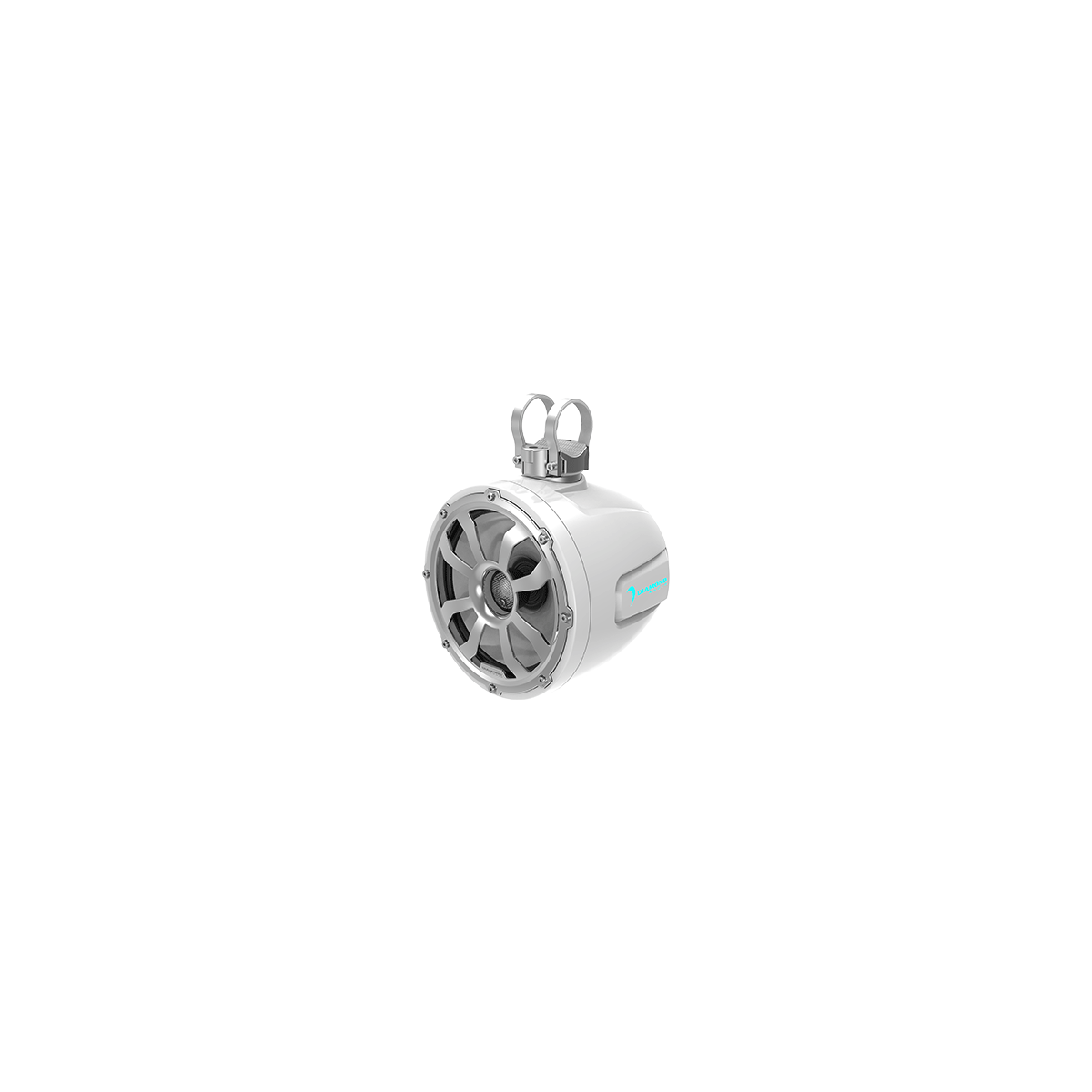 POD10F4W - 10" 2 - Way Marine Tower Speaker w/Titanium Dome Tweeter (White) - POD10F4W - Diamond Audio