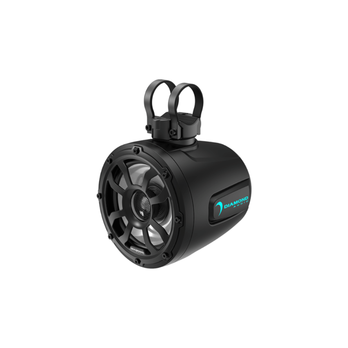 POD65F4B - 6.5" 2 - Way Marine Tower Speaker w/Titanium Dome Tweeter (Black) - POD65F4B - Diamond Audio
