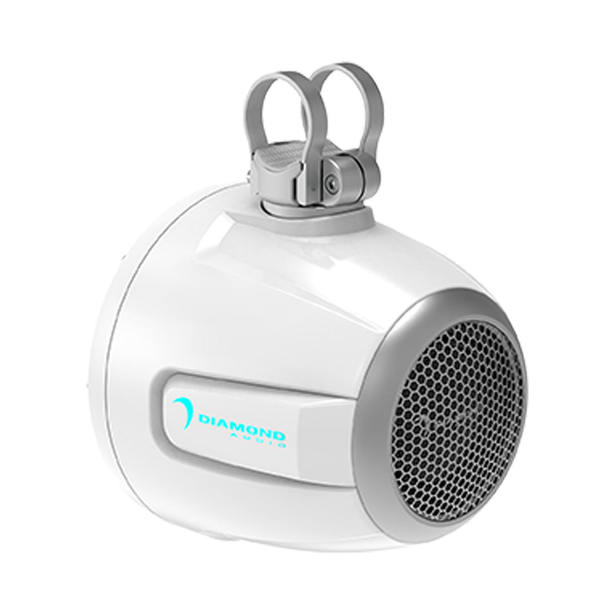 10" 2 - Way Marine Tower Speaker w/Titanium Dome Tweeter (White) - POD10F4W - POD10F4W - Diamond Audio