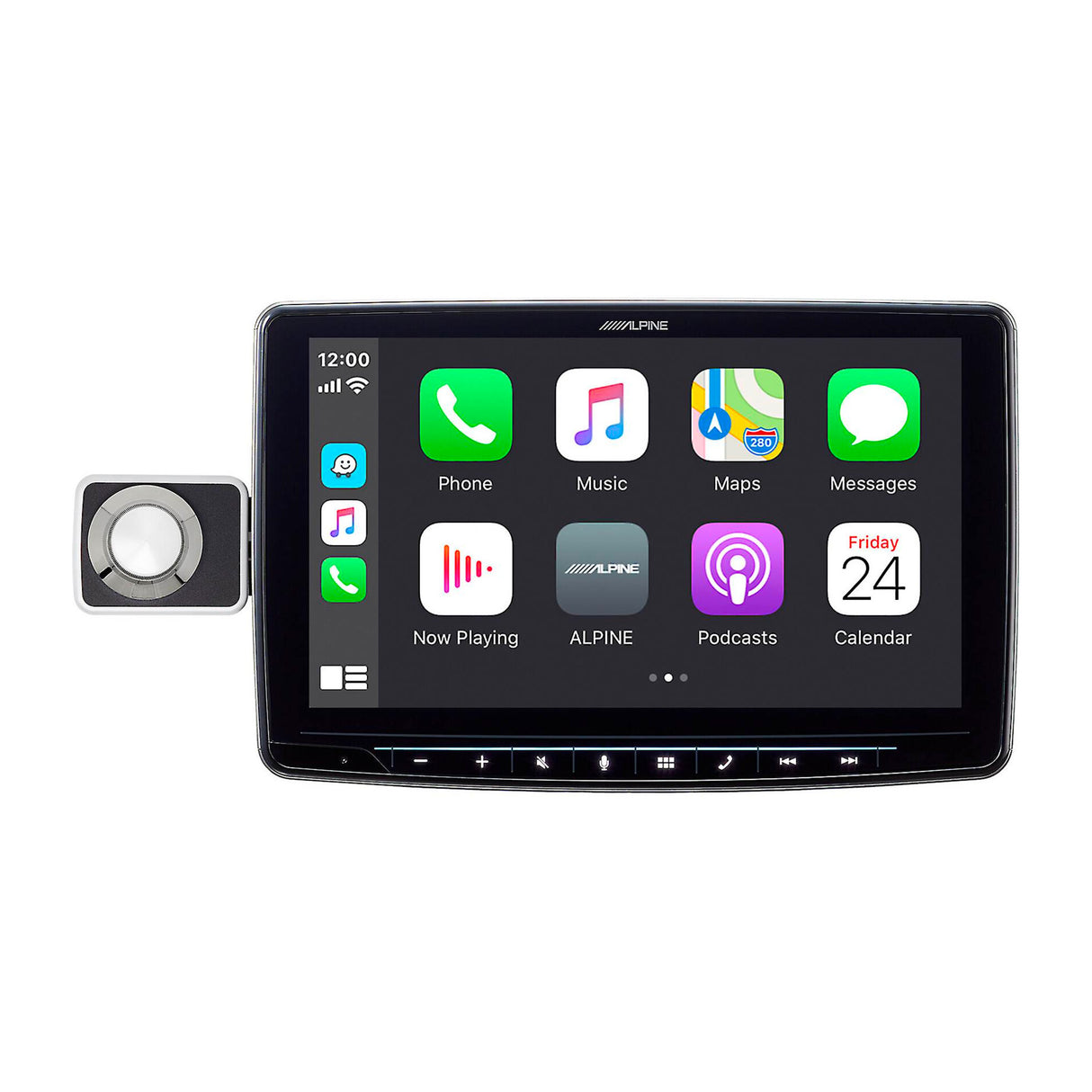 Alpine RUX-H01 Remote Bass Knob for for Alpine Series X, R, and S bass amps