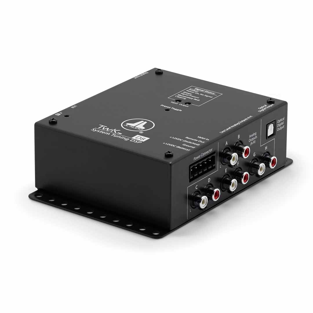 JL Audio TwK-D8, System Tuning DSP, Digital INPUT ONLY / 8-ch. Analog Outputs Processor