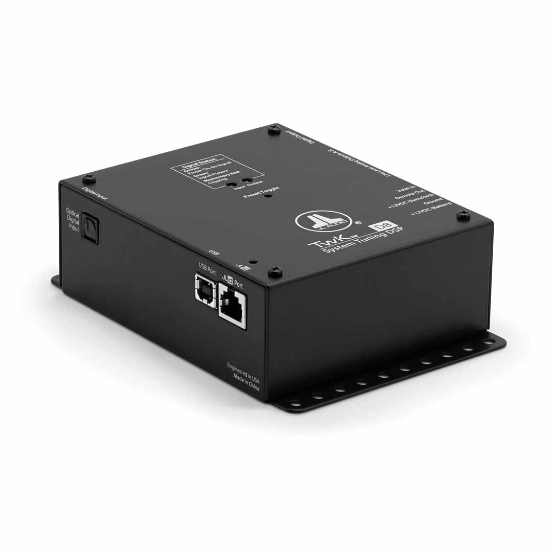 JL Audio TwK-D8, System Tuning DSP, Digital INPUT ONLY / 8-ch. Analog Outputs Processor
