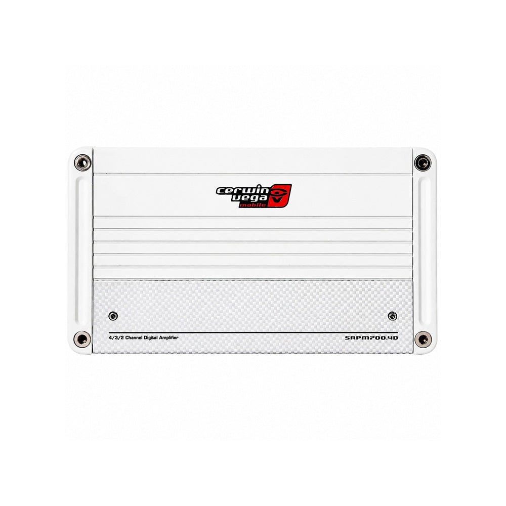 4 - Channel SRPM Stroker Full Range Class - D Amplifier (White) - SRPM700.4DW - Cerwin Vega