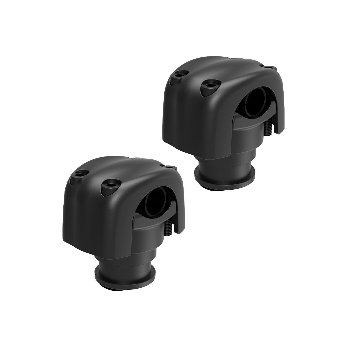 0.75"-1.75" Pod/Canister Black Clamps (Pair) - CS75B