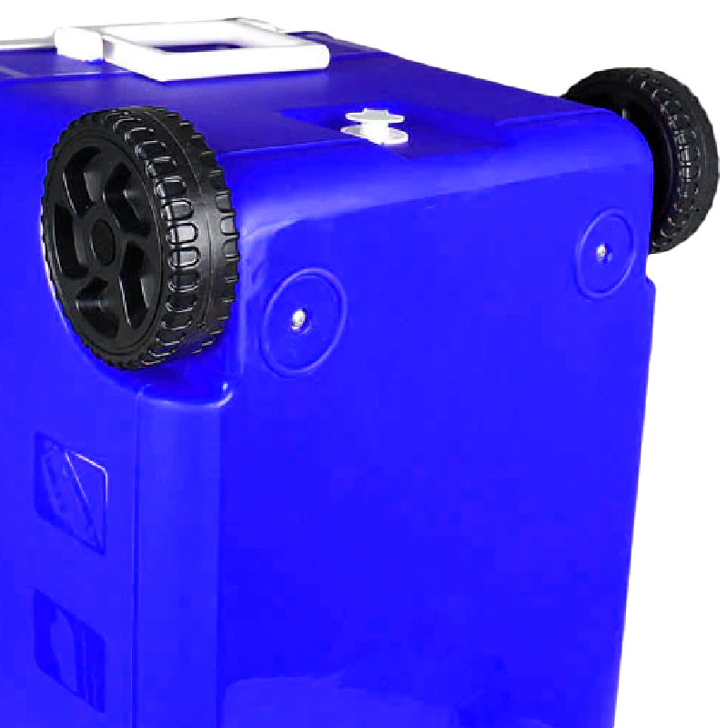Cerwin Vega Cooler 55QT Blue with 6.5" 2-Way Marine Built-In Speakers BT Streaming Phone Charger 10hr Battery