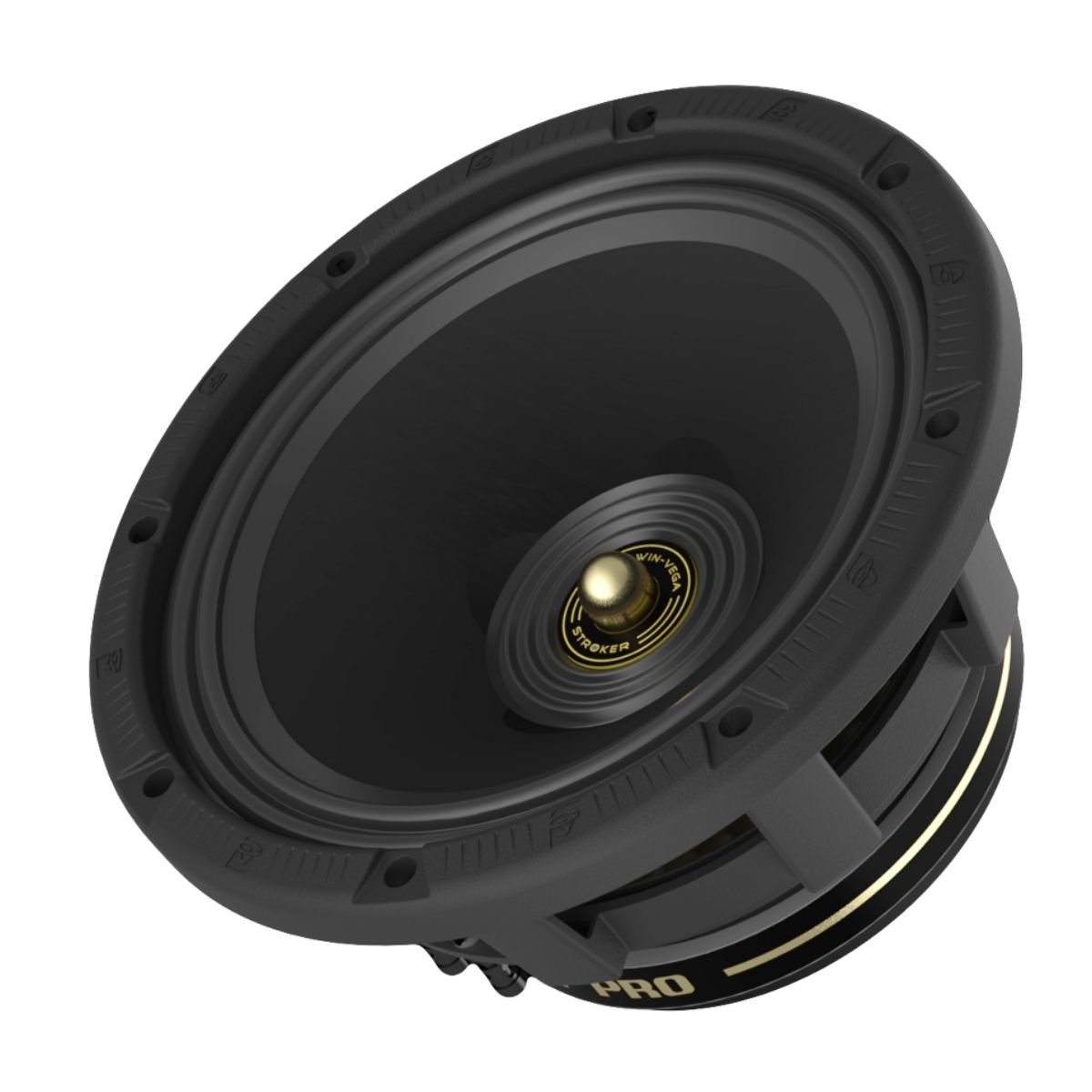 8" STROKER PRO 400W Midrange Gold Car Speaker