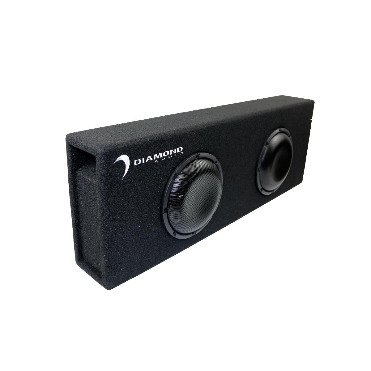 Diamond Audio DESMB8DA - 8" Dual 2Ω Active Subwoofer Enclosure