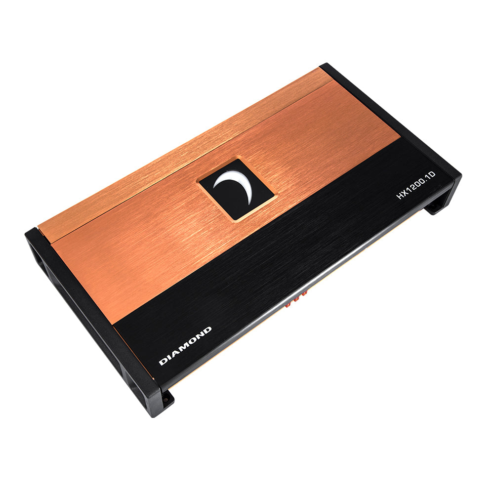 Diamond Audio HX1200.1D HEX Mono 1200W RMS Class D Subwoofer Amplifier