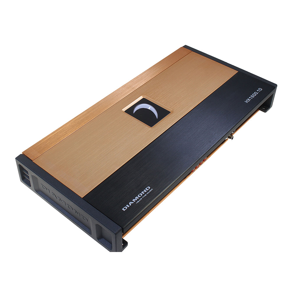 Diamond Audio HX1600.1D HEX Mono 1600W RMS Class D Subwoofer Amplifier