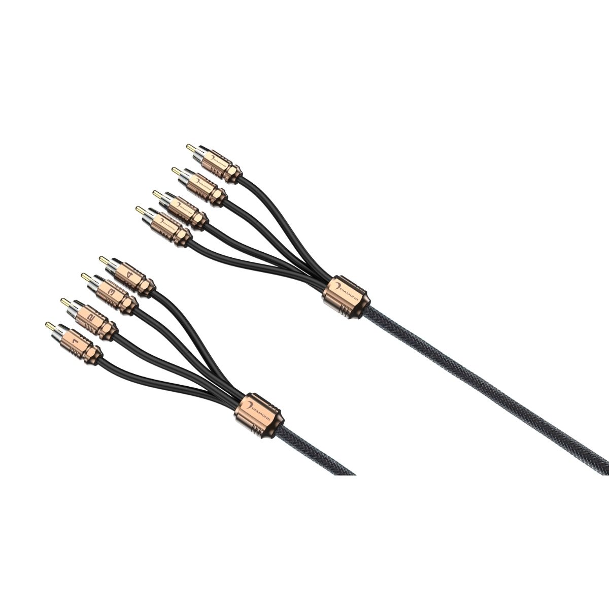 HX417 - HEX Series 4 - Channel 17Ft RCA Cable - HX417 - Diamond Audio