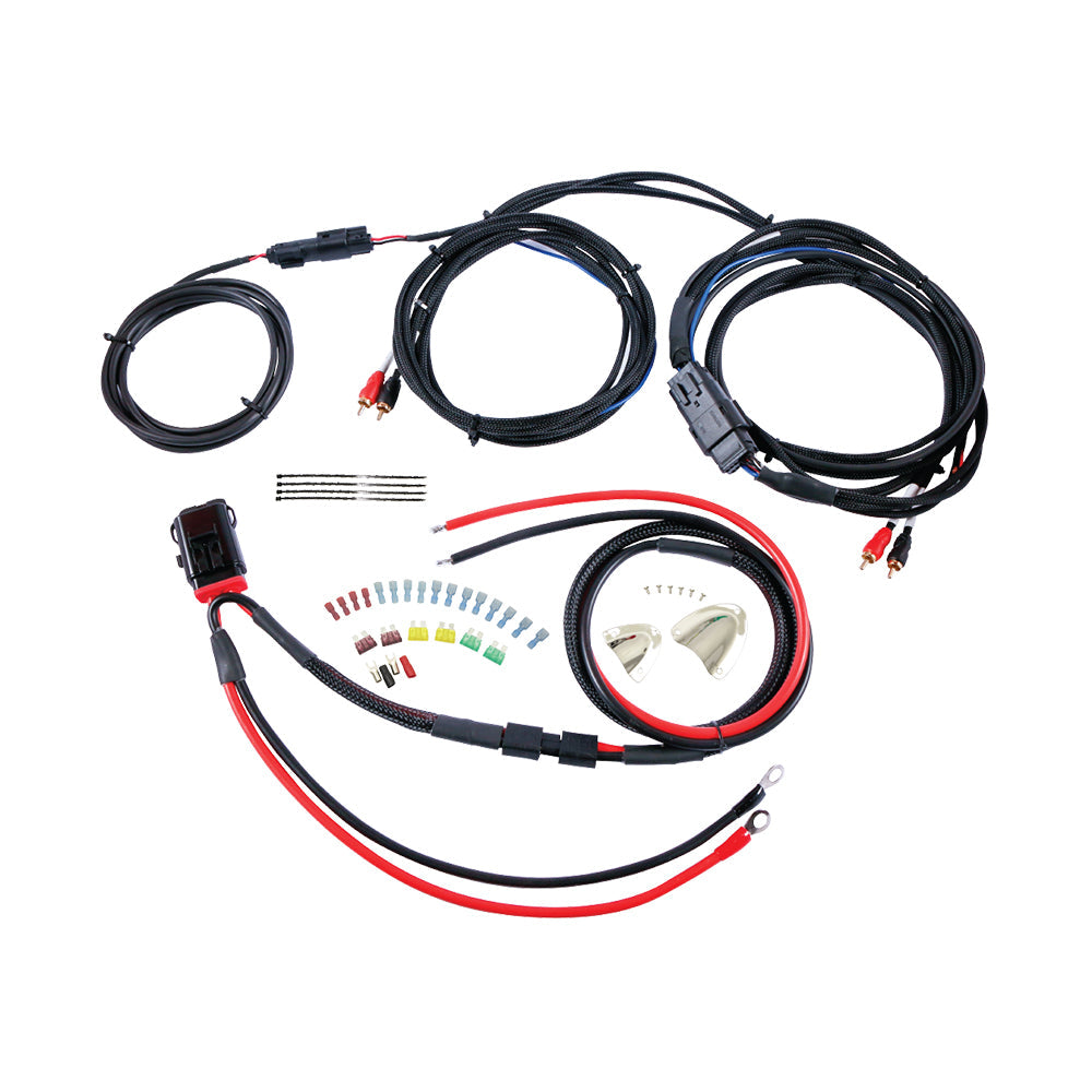 Diamond Audio MSHR2 - Harley Davidson Specific 2-CH Audio Wiring Kit (All Harley Baggers 1998-2019)