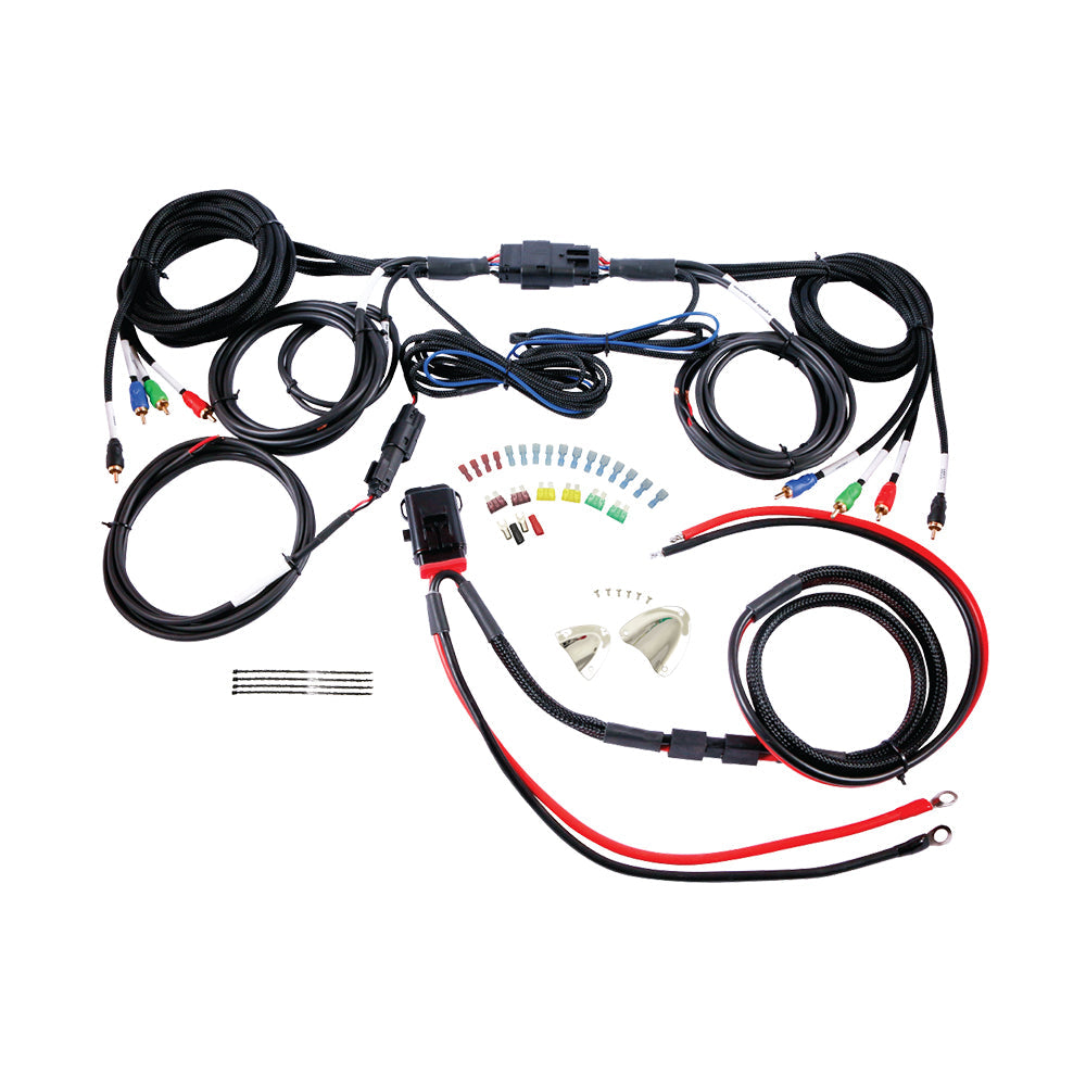 Diamond Audio MSHR4 - Harley Davidson Specific 4-CH Audio Wiring Kit (All Harley Baggers 1998-2019)