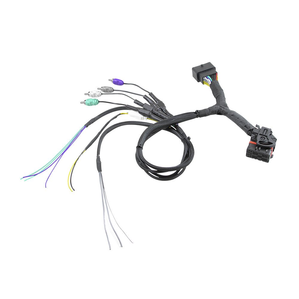 2014-2023 Harley Davidson Radio T - Harness Kit (Standard Model) 4CH Inputs with Load Resistor & 4CH Outputs - Diamond Audio