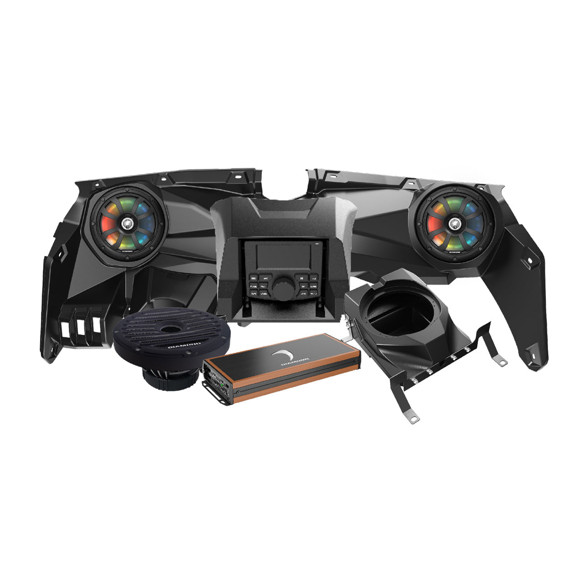 MSX3KD2 - Can-Am X3 Dash Audio Speaker Kit