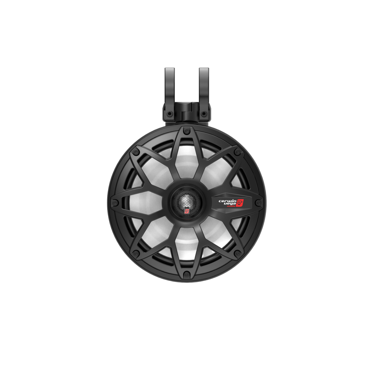 2-Way Speaker System - Pair, Black & White