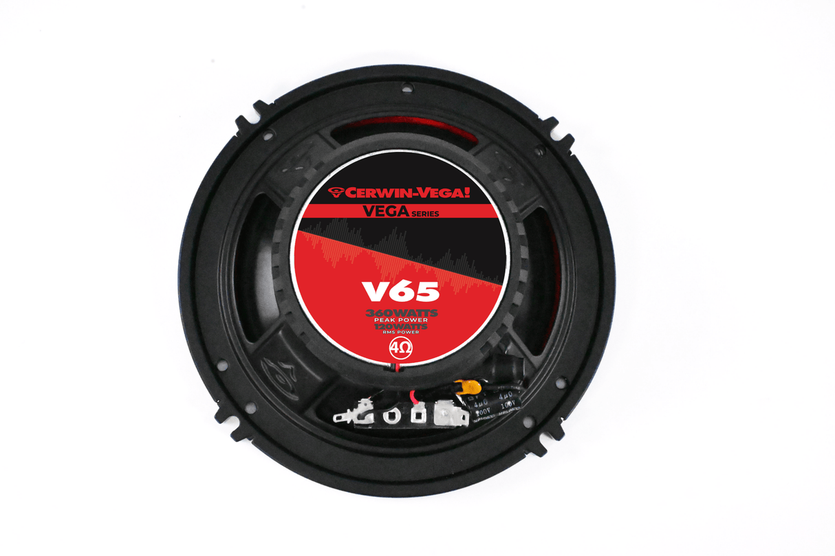 Vega 6.5" 2-Way Coaxial Speakers (4Ω) - V65