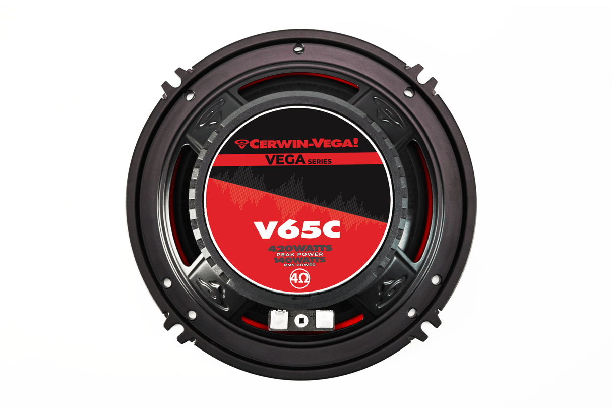 Vega 6.5" 2-Way Component Speakers Set (4Ω) - V65C