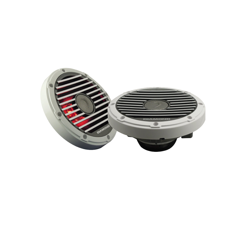 Diamond Audio 5.25 Inch Water Resistant Coaxial 25mm Titanium Dome Tweeter