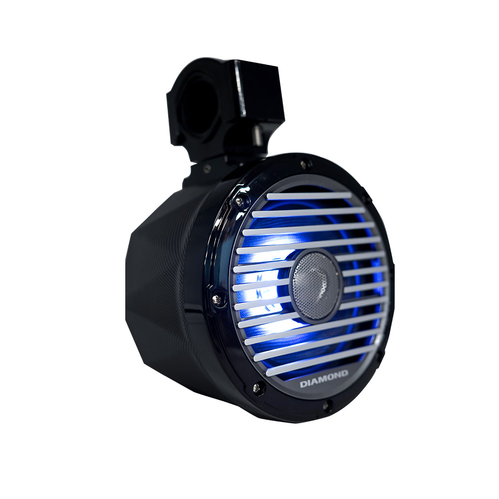 Diamond Audio 6.5 Inch 2-Way 25mm Titanium Dome Speaker Can Kit - Black