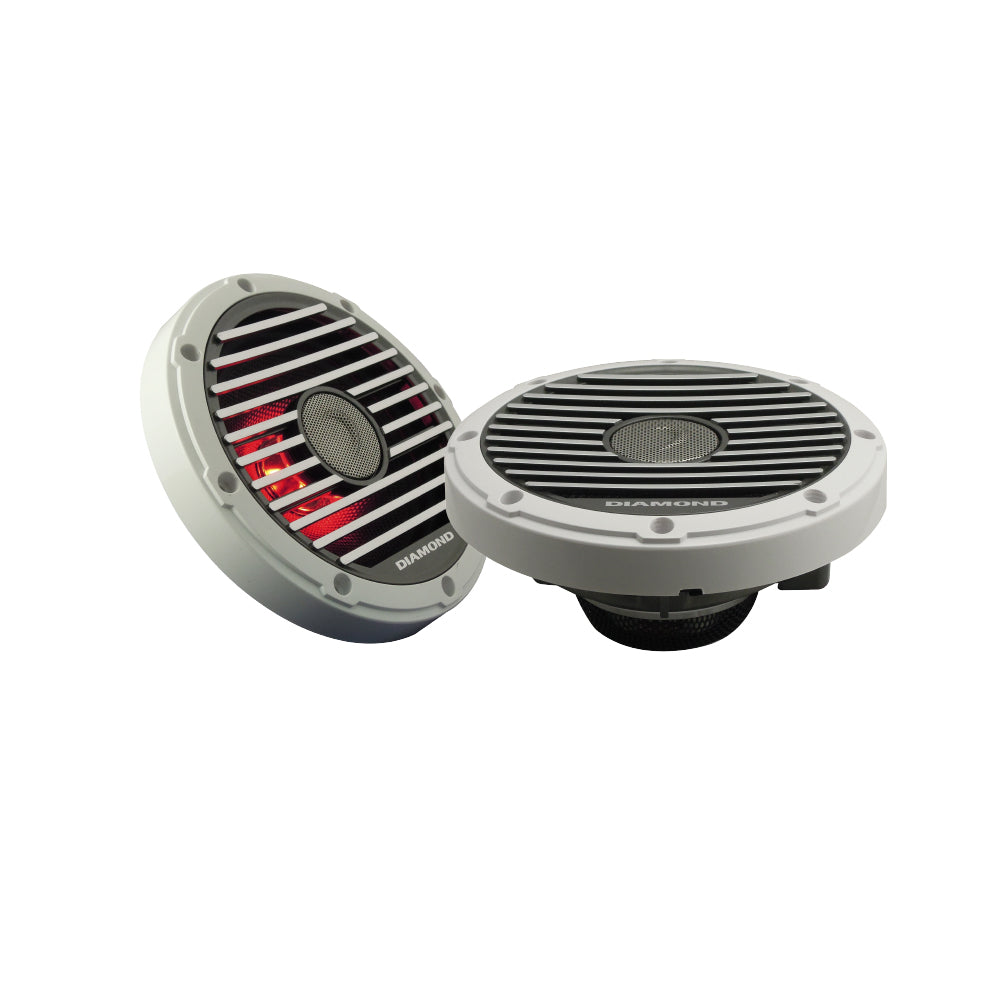 Diamond Audio 6.5 Inch Marine Coaxial 25mm Titanium Dome Tweeter