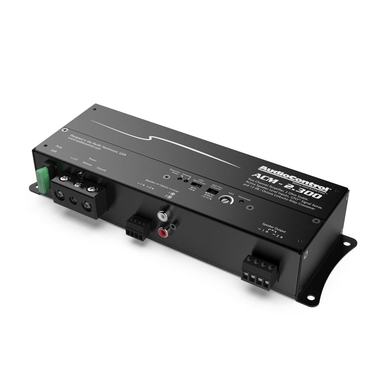AudioControl ACM-2.300 - 300W RMS ACM Series 2 ohm Stable 2-Channel Class-D Amplifier