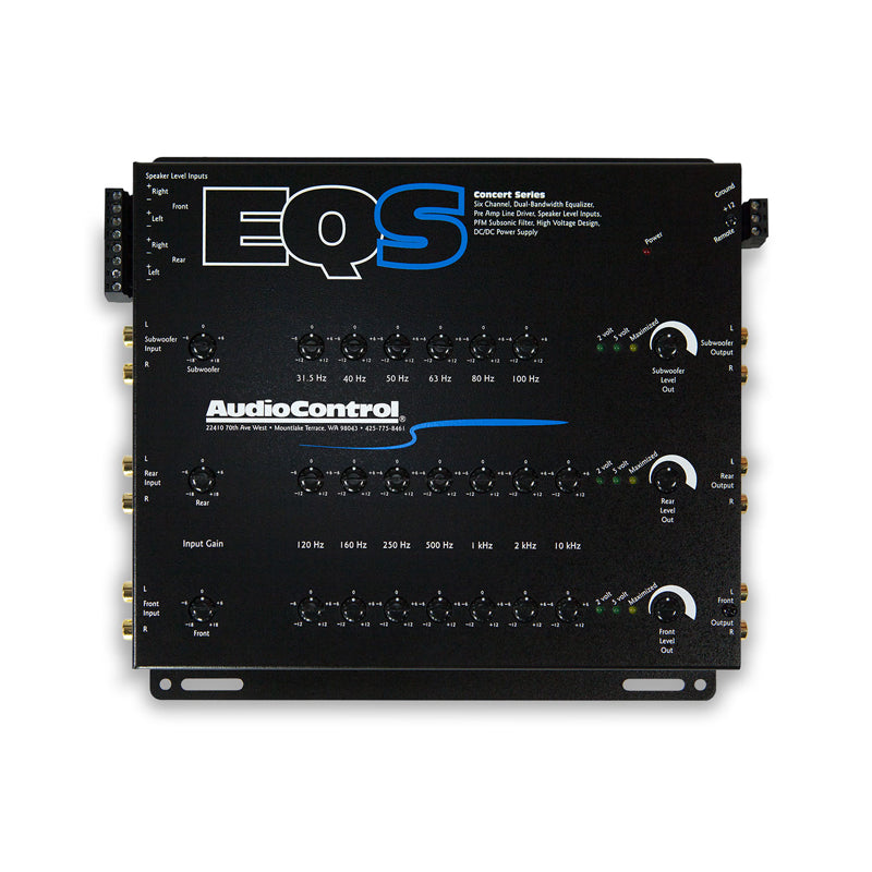 AudioControl EQS - 6 Channel Trunk Mount 13-Band Graphic Equalizer