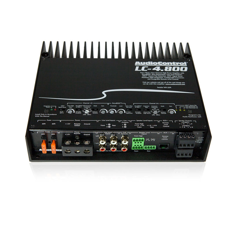 AudioControl LC-4.800 - High-Power 4/3/2 Channel Amplifier with ACCUBASS
