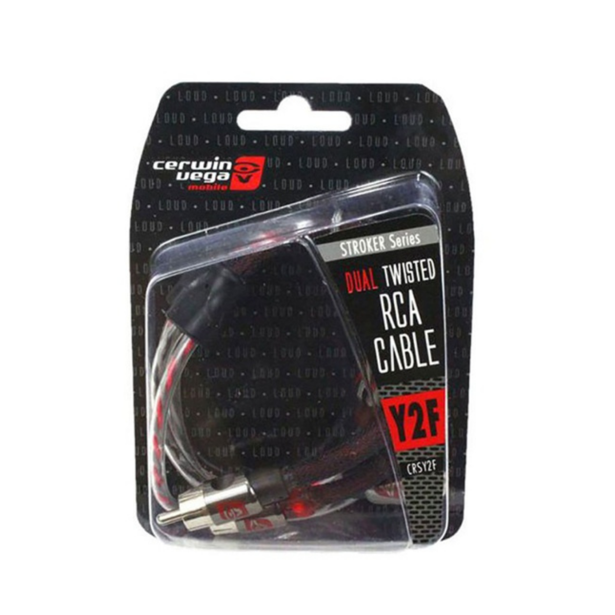 CRSY2F - 1 Male to 2 Female Dual Twisted Audio/Video RCA Cable