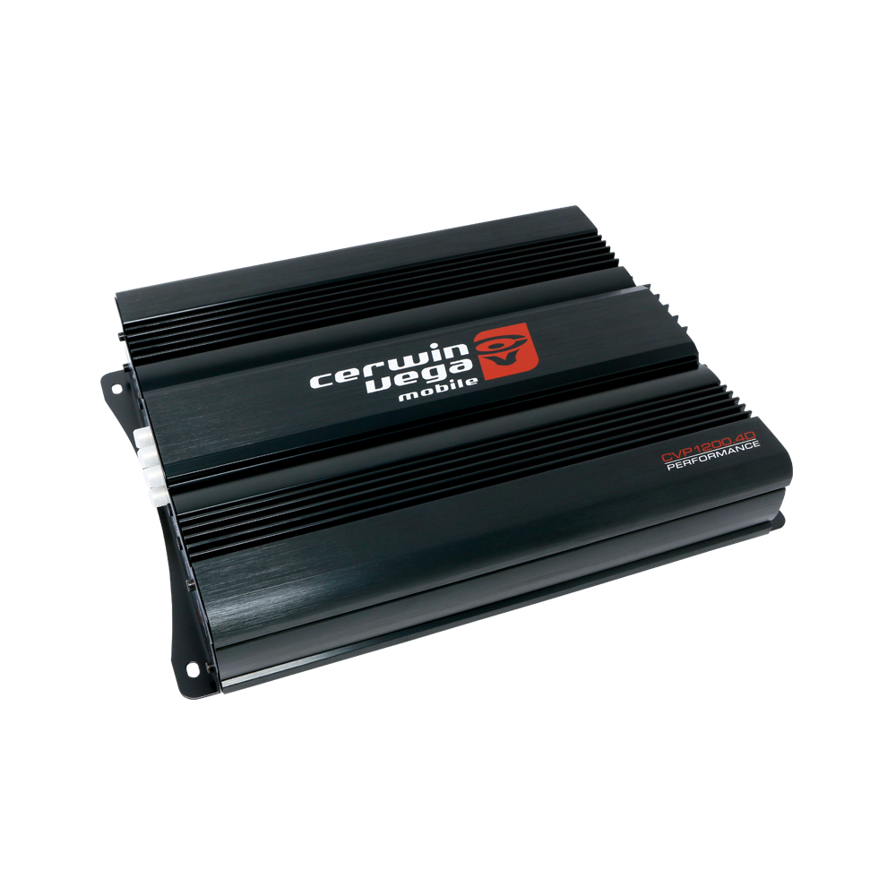 Cerwin Vega Car Audio CVP Amplifier - CVP1200.4D 4-Channel 1200W Bridgeable Class AB