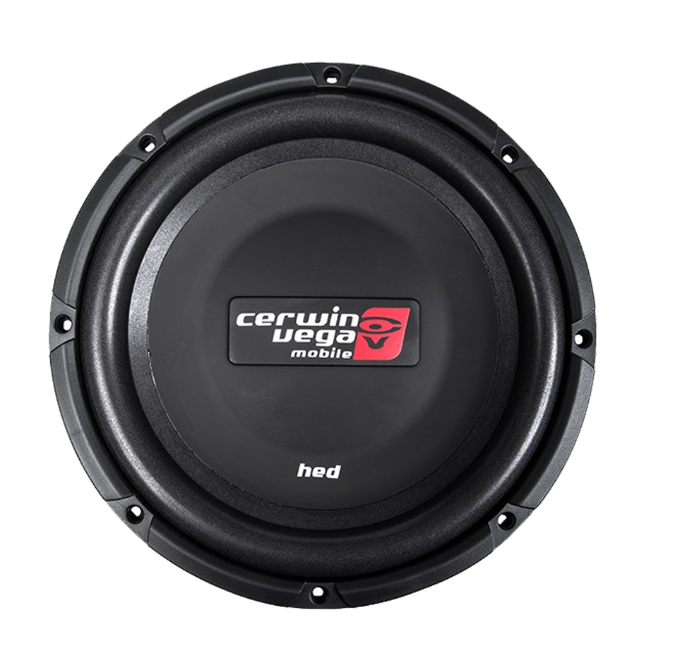 Cerwin Vega Car Audio HED Series Subwoofer HS122D 12" DVC Shallow 2 Ohm Black