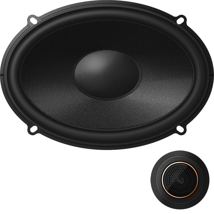 Infinity KAPPA90CSX - 8" 3 way Premium Marine Speaker RGB lighting White Convertible design / component mounting