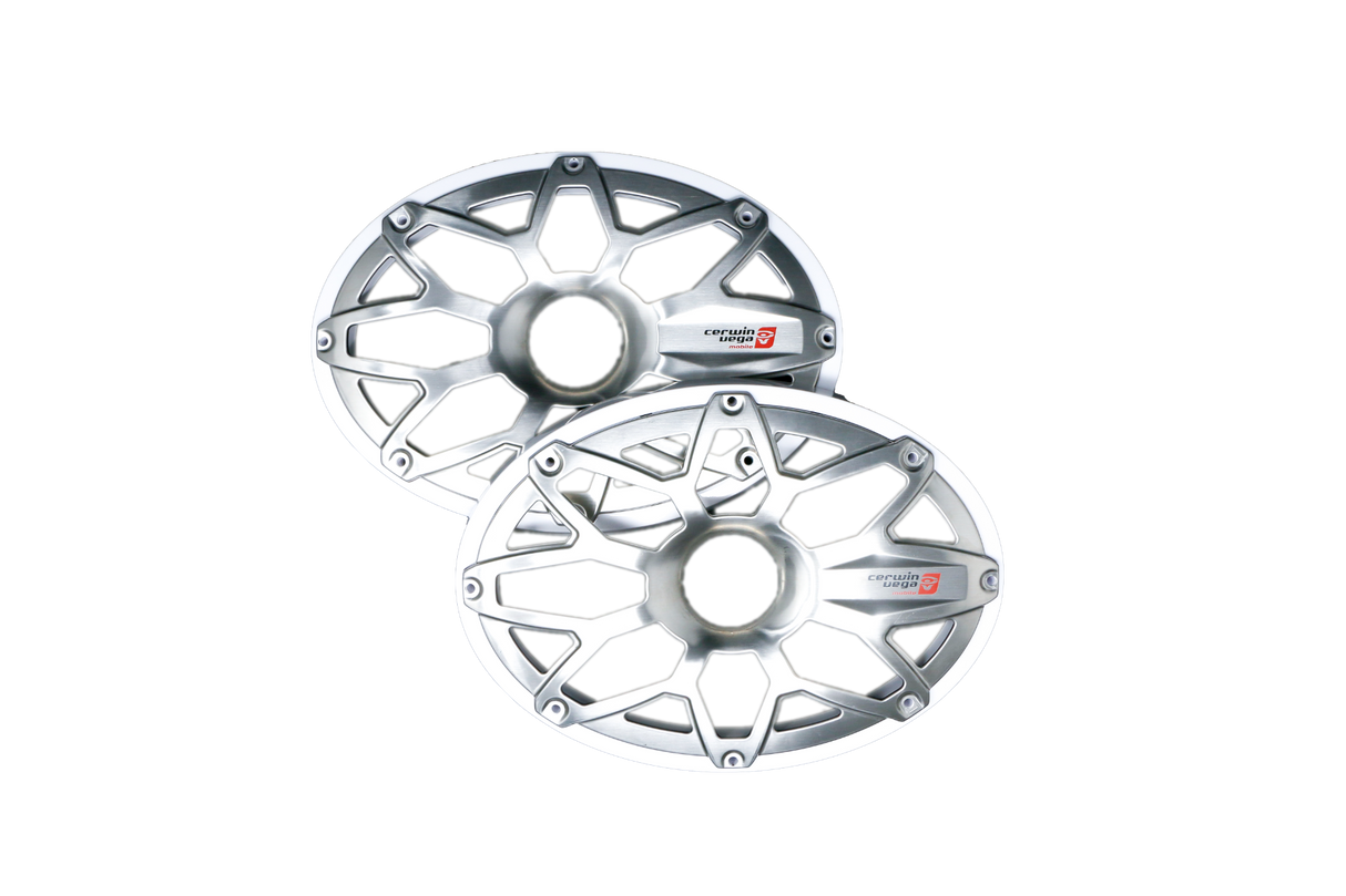 SM69FGW - RPM STROKER 6”X9” Flush Mount Speaker Grill, PAIR (White)