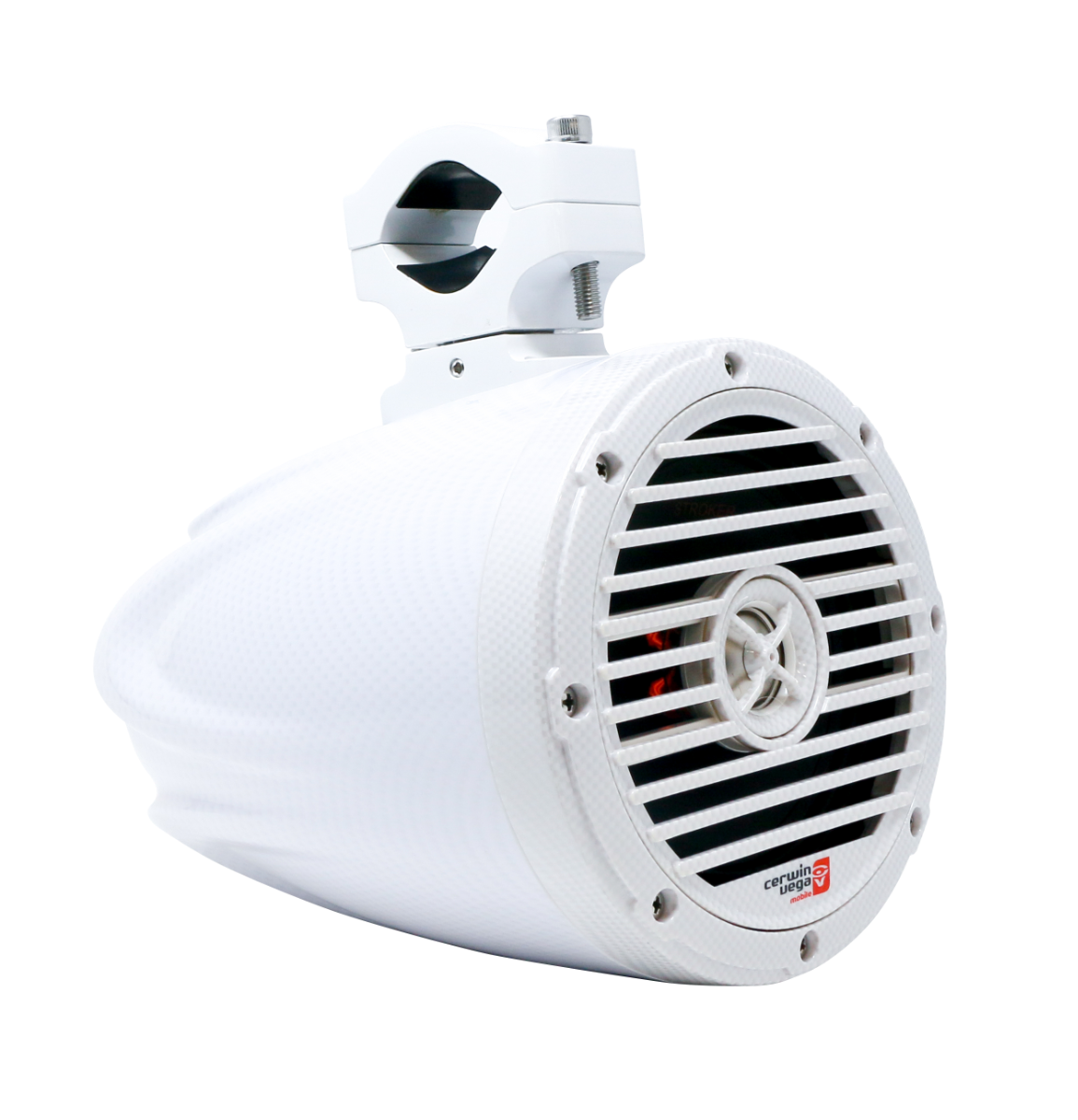 SMC65CFW - 6.5" STROKER RPM 400W 3-way Speaker Canister Kit Carbon Fiber White