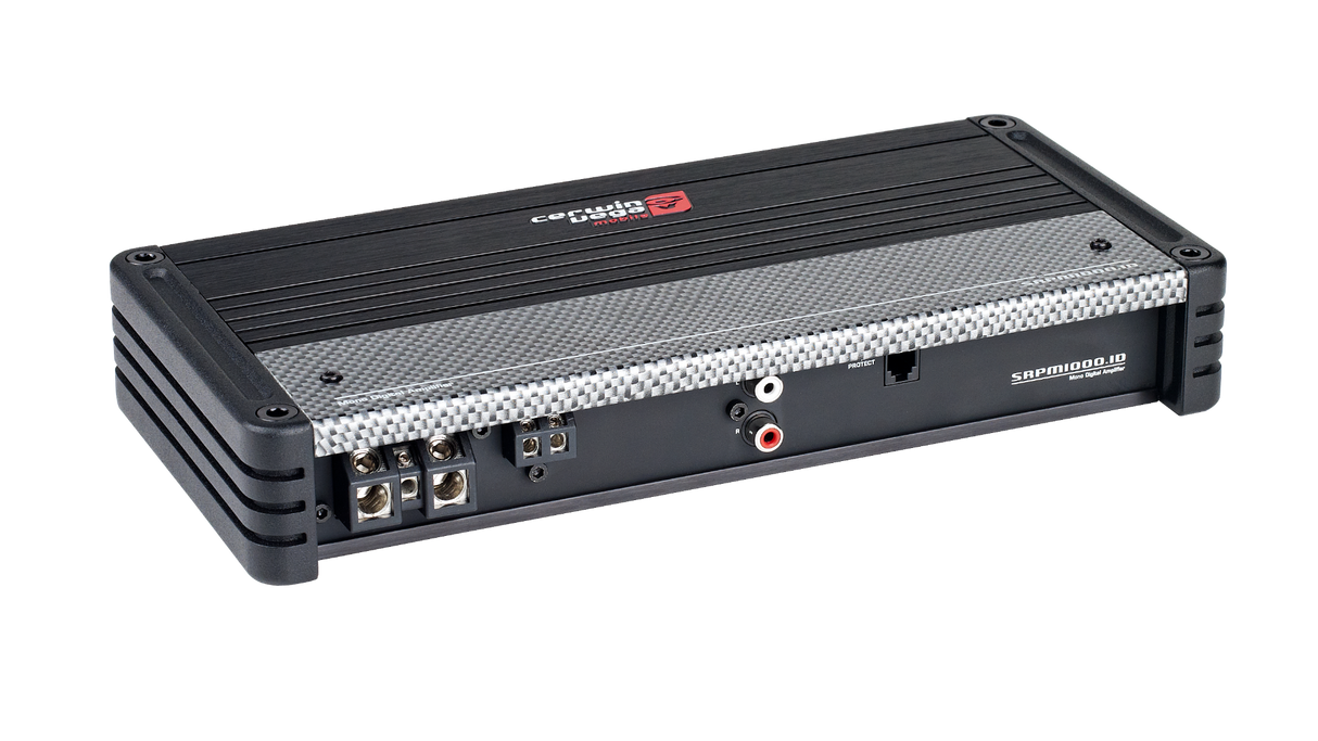 SRPM1000.1D - 000W RMS Class-D Monoblock 1 Ohm Stable Marine Amplifier
