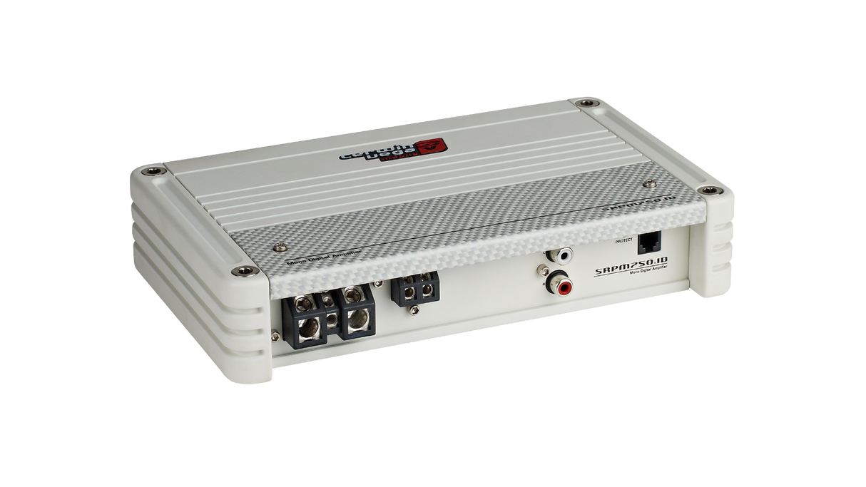 SRPM750.1DW - 1 Channel 750W Full Range Class D Remote Bass Speaker Level Input with Auto Turn-On Amplifier