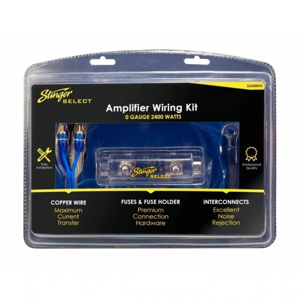 STINGER SS2400XS-2400W AMP WIRING KIT